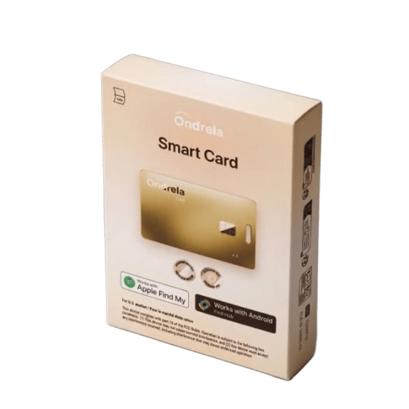 Ondrela Smart Card retail box packaging